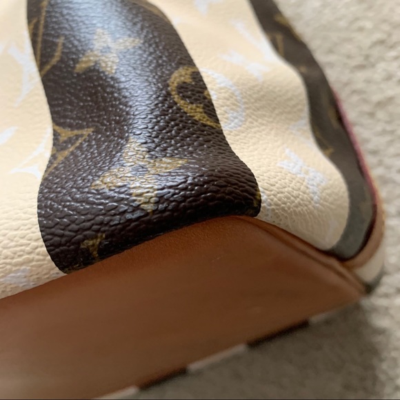 Louis Vuitton monogram rayures petit noe handbag - Picture 10 of 11